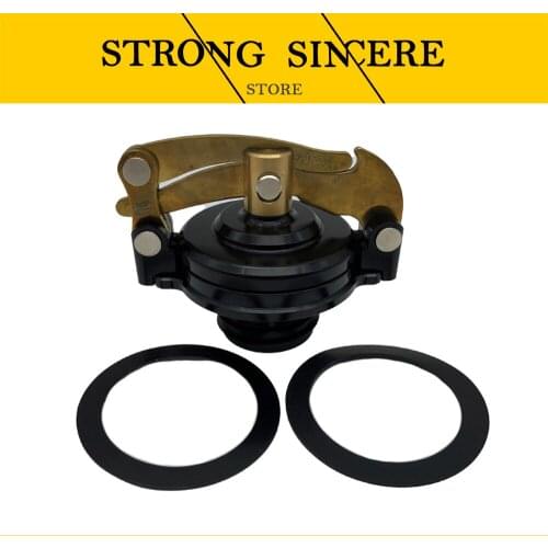 For Harley XL883 XL1200 X48 2004-2020 de aluminio tapa de combustible del tanque de aceite Protector de la cubierta