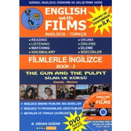 English Films With 3/Films İngilizce-3 + DVD attachment Bakr Orhan Born Bora Publishing (TURKISH)