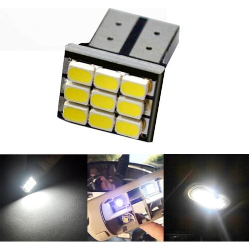 White T10 W5W 194 Car Auto Turn Signal Clearance Lamp License Plate Led Marker Bulb Interior Lamp Tail Parking Light Backup Led