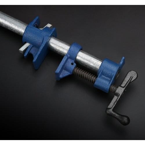 Cast Iron Wood Gluing Pipe Clamp Quick Release 1/2 3/4Inch Clip Set Woodworking Tool JDH99