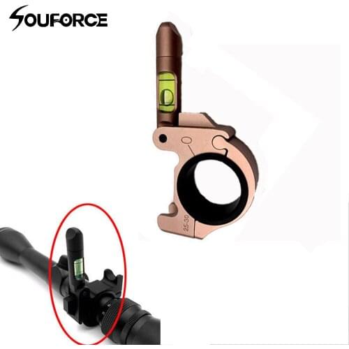 Holder Scope 25mm/30mm Tube with Spirit Level Bubble Mount Ring Fit Riflescope for Hunting Gun Accessory