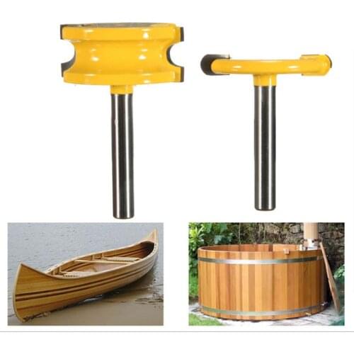 2-piece circular arc T-type tenon cutter floor cutter panel cutter woodworking milling cutter trimming machine engraving machine