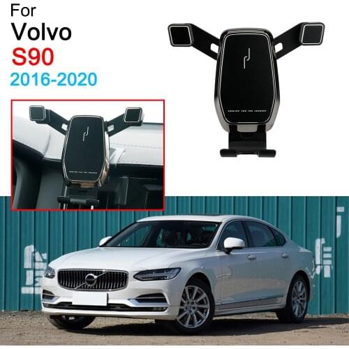 Air Vent Mount Clip Clamp Mobile Phone Holder for Volvo S90 Accessories 2016 2017 2018 2019 2020