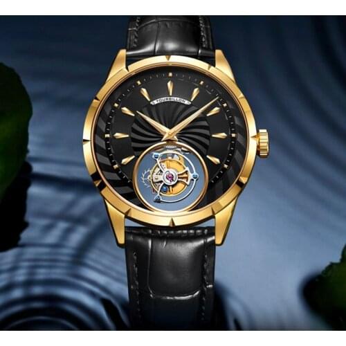 Aesop Mens Mechanical Sports Watch Watches Tourbillon Male Skeleton Mens Watch for Men Luxury Automatic Clock Relogio Masculino