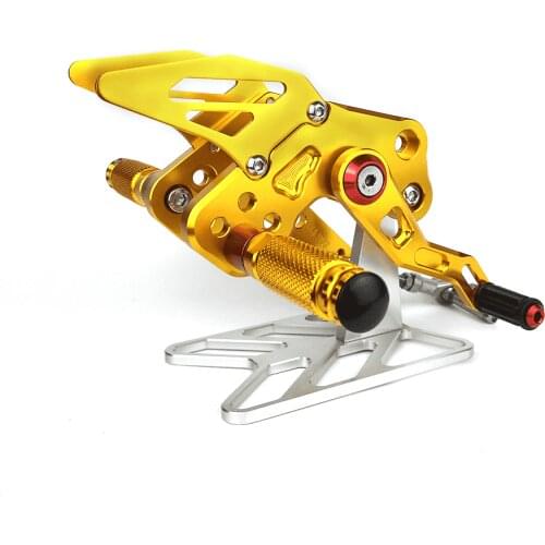 Motorcycle Accessories CNC Aluminum Footrest Rear Sets Adjustable Rearset Foot Pegs for KAWASAKI Z125 Z 125 2017-2018