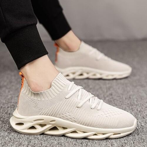 Shoes Men 2019 Spring Shoes Outdoor Trainers Ultra Casual Breathable Flying Woven Shoes Men Loafers Shoes Tenis Masculino