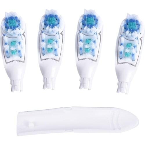 4PCS/Set Electric Toothbrush Heads Replaceable Heads for Electric Toothbrush for Oral Cross Action Electric Toothbrush Bristles