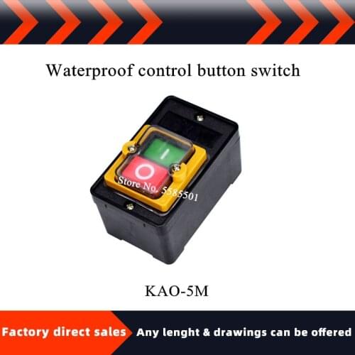 Factory direct bench drill switch KAO-5M waterproof control button KA0-5M BSP210F-1B machine button