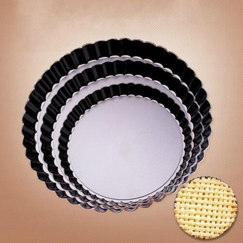 Baking mold non stick 6 "8" 10 "movable bottom chrysanthemum pie plate pizza plate cake baking plate pizza tray