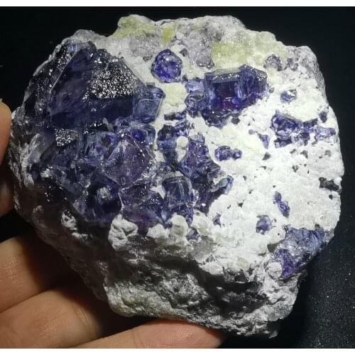 410.6gNatural rare purple fluorite mineral specimen aura HEALING CRYSTAL QUARTZ GEM home decoration teaching collection ornament