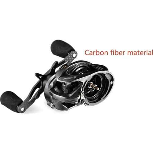 160g Ultralight Carbon Small fish Baitcast Reel 11+1BB 7.2:1 high speed ratio dynamic magnetic brake system Throw a small bait