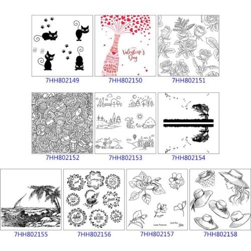 Sunny Country DIY Silicone Clear Stamp Cling Seal Scrapbook Embossing Album