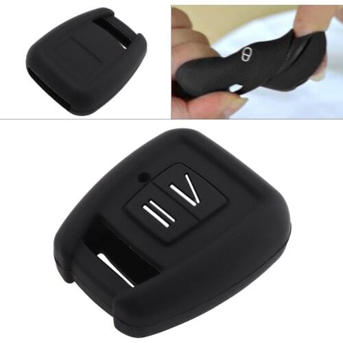2 Buttons Silicone Straight Plate Remote Car Key Case Protector Holder for Tigra Opel Vauxhall Holden Astra Zafira Vectra Omega
