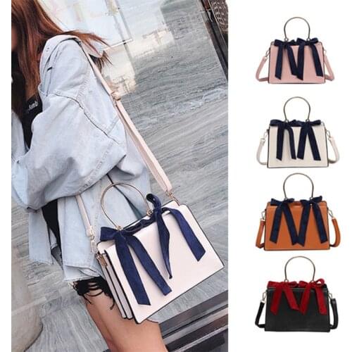 Chuwanglin Bow women handbags casual Crossbody bag for ladys messenger bag Styling handbags bolsa feminina Tote Sac A1901