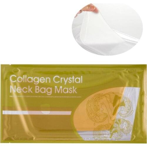 1PCS Collagen Crystal Neck Mask Women whitening Anti-Aging Mask beauty health whey protein Moisturizing personal Neck skin care