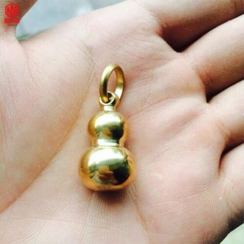 1PCS Solid Brass Keychain Pendant Outdoor Backpack Pendant Chinese Traditional Jewelry Keychain