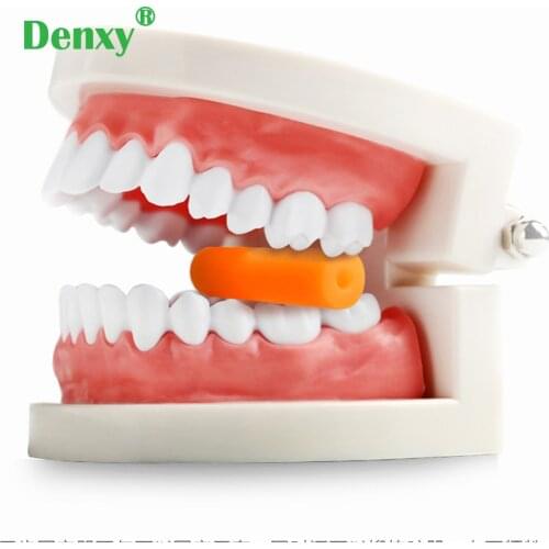 Denxy 2Pcs/box Dental Teeth Chew Tooth Aligner Chewies Aligner Tray Seaters Teether Orthodontic Silicone Stick Perfect smile