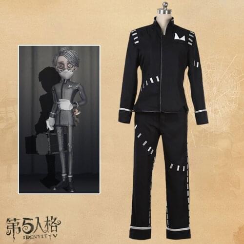Anime Game Identity V Aesop Carl Cosplay Costume Pants Gloves Coat Masks Daily Carnival Party Festival Uniform Brand New