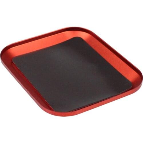 Bandeja do parafuso de alumínio com magnético rc, hobby, modelo, ferramenta de reparo para controle remoto, carro, avião, barco