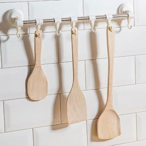 Long Handle Wooden Cooking Rice Spatula Scoop Kitchen Utensil Non-stick Hand Wok Shovel Kitchen Gadgets Accessories Cookware