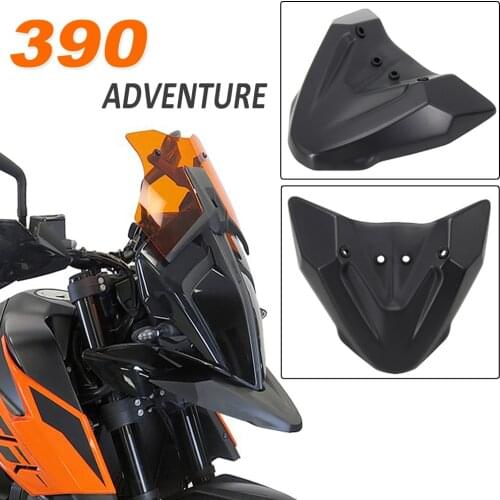 For 390 Adventure ADV 2020 2021 Front Fender Motorcycle Mount Holder Beak Hugger Wheel Cover Fairing Extension 790 890 adv