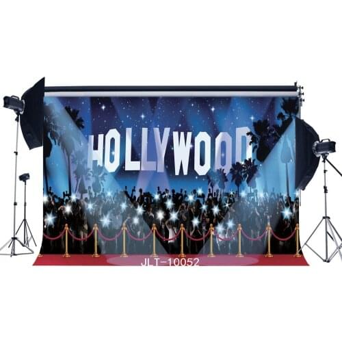 Photography Backdrops Fancy Hollywood Red Carpet Starry Scene Seamless Newborn Baby Toddlers Lover Portraits Background