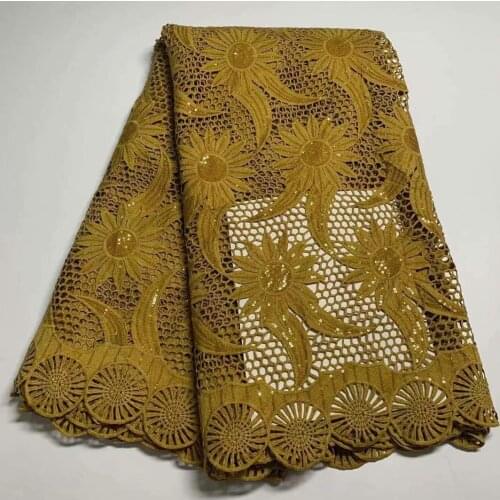 French Net Guipure Lace Fabric 2021 High Quality Nigerian Cord Lace Fabric African Milk silk Sequin Lace Fabric Wedding Dress