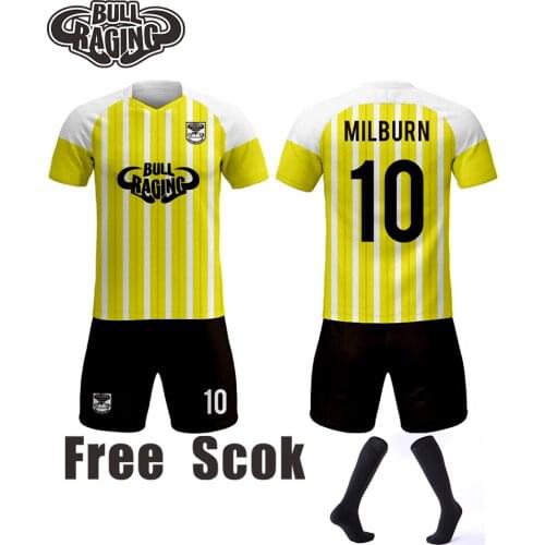 Football shirt creator sublimation printing football jersey sets soccer kits