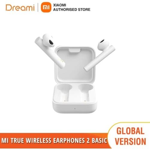Global Version Xiaomi Mi True Wireless Earphones 2 Basic (White) [Brand New and Sealed] earphones, earbuds