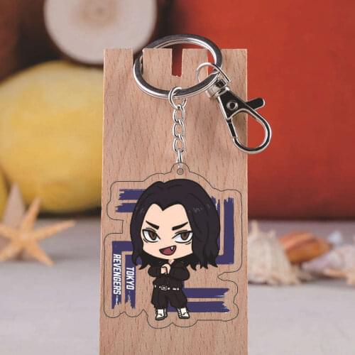 Hot Anime Tokyo Revengers Keychain Double Sided Acrylic Boy Girl Couples Trinket Fans Souvenir Fot Friend Gift Keyring Pendant