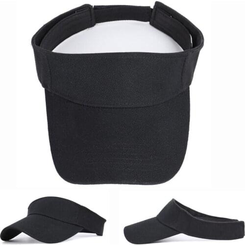 Sun Hat Cap Women Men Summer Candy Color Solid Color Empty Top Plastic Custom Hat Sunshade Hats Visor Caps Bicycle Sun Hat