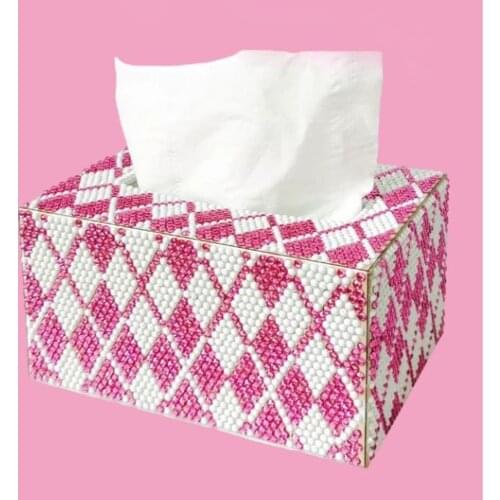 DIY Special Shaped Diamond painting Tissue box Three-dimensional handmade art cosmetic tissue dispenser Childrens cartoon decor