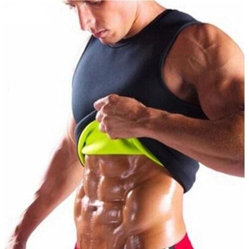 Hot Body Shaper Slimming Tanks Tops Neoprene Shaper Mens Slimming Vest Corset Waist Trainer Belt Super Stretch Shapewear