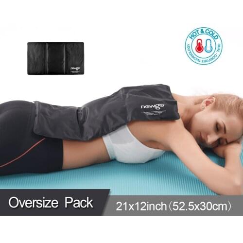 Newgo Ice Pack for Cold Therapy Reusable Hot Cold Pack for Injuries Back Pain Sprains Swelling and Bruises