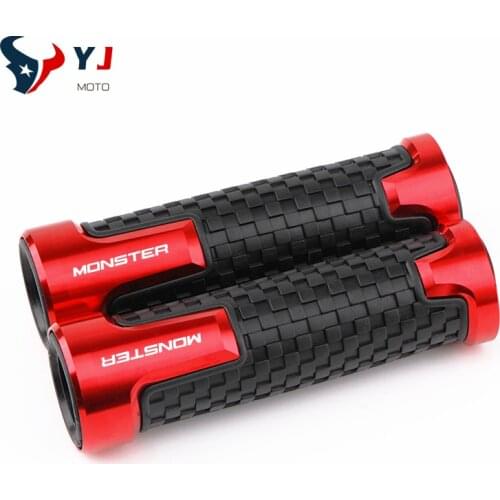 For Ducati MONSTER 695 696 795 796 797 821 1200 1200S 1100/S Motorcycle Accessories 7/8'' 22MM Rubber Hand End Grips Handle Bar