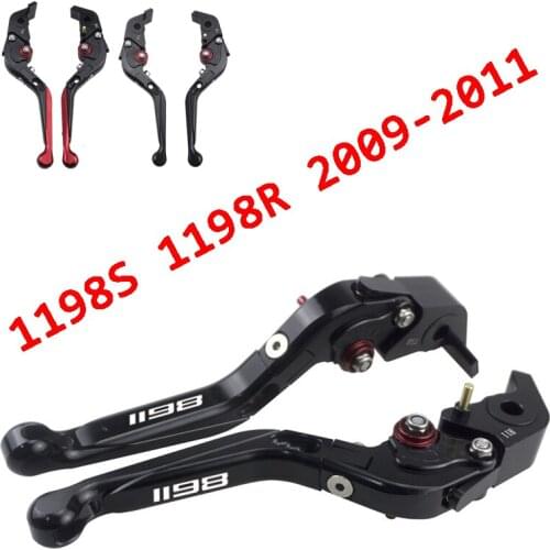 Brake Clutch Levers for DUCATI 1198S 1198R 2009-2011 Motorbike Adjustable Folding Extendable Motorcycle Levers
