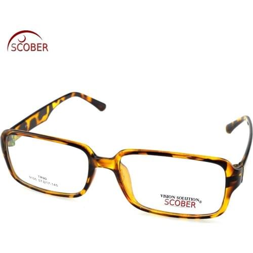= Scober Youth Fashion Large Leopard Tr90 Ultralight Eye Frame Custom Made Prescription Myopia Reading Glasses Photochromic