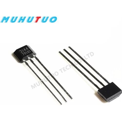 10PCS A3144E 44E direct-insert SIP-3 Hall sensor A3144EA-T OH3144 Y3144