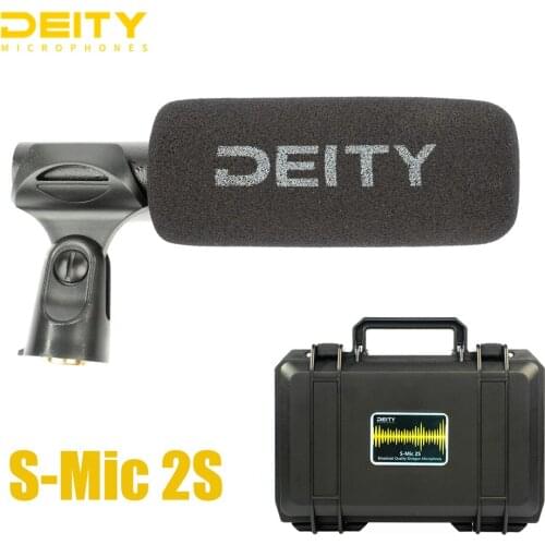 Deity S-Mic 2S Super Cardioid Sensitivity Directional Shotgun Microphone Mic For Recording Studio Camera Low-noise Condenser
