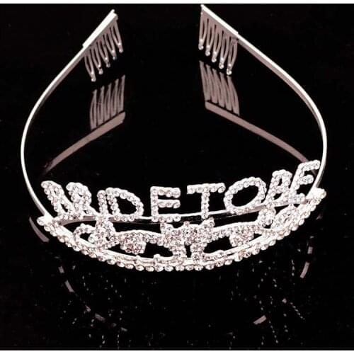 Bridal hair bands Wedding headdress Holiday activities rhinestone crown Wedding accessories Wedding crown Party crown tiara