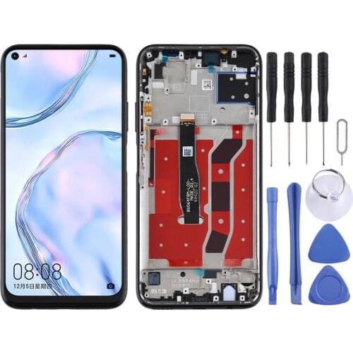 LCD Screen and Digitizer Full Assembly with Frame for Huawei Nova 6 SE