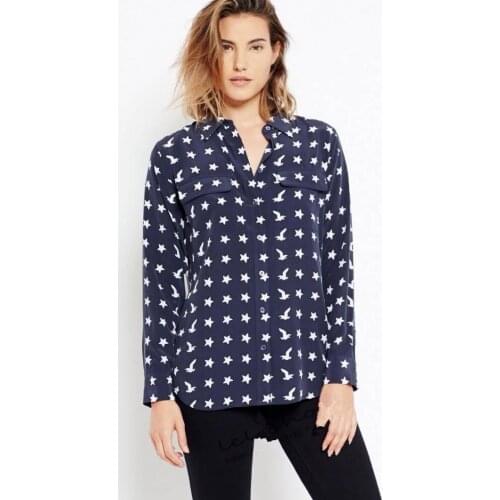 138cm crepe de chine silk fabric summer star pattern silk double crepe fabric shirt Chinese fabric wholesale silk cloth