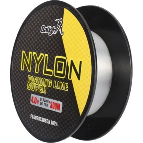 300M Transparent Line Fishing Line Fluorocarbon Coated Monofilament Fishing Line Carp Fishing Wire Fishing Accessories