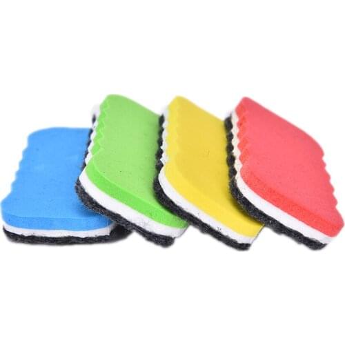 4PCS Cute Erasers Whiteboard Blackboard Dry Wipe Marker Cleaner Drawing Draft Eraser Office School Erase Stationery Supplies