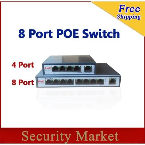 With 8-port PoE switch 8+1 Port desktop Fast Ethernet Switch for network cameras with NVR and camera POE31008P
