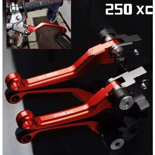 For Gas Gas XC 250 2017 2018 GasGas XC250 CNC Aluminum Motorcycle Motocross Dirt Pit Bike Pivot DirtBike Brake Clutch Levers