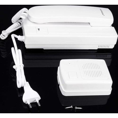 12V Audio Intercom Doorbell Phone Entry System Kit for Flats Houses Apartment Access Control Lock Household Security Supplies