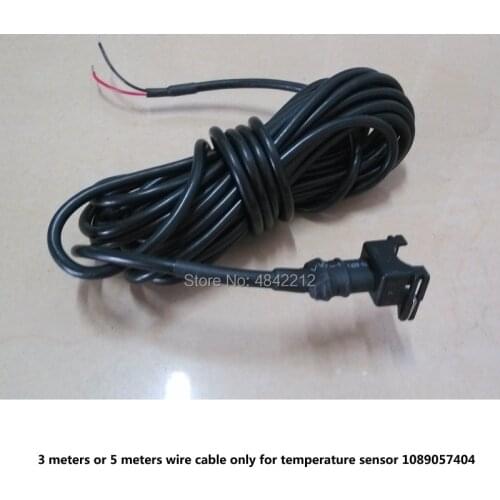 Free shipping 2pcs/lot 3-5 meters cable wire only used for temperature sensor 1089057404