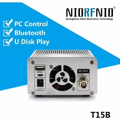 Free Shipping New Product T15B-1 0-15 Watt Stereo Professional PLL FM Radio Station Transmitter 87.5-108 MHz Adjustable
