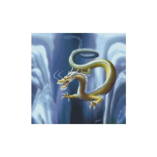 Free delivery Top Quality popular counted cross stitch kit dragon, china dragon, east dragon